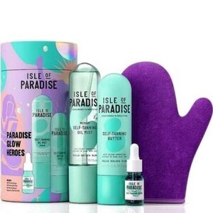 Isle of Paradise Glow Heroes Set with Purple Mitt